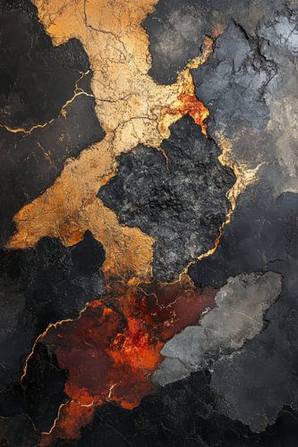 Vuur en Aarde: Abstracte Aardlagen