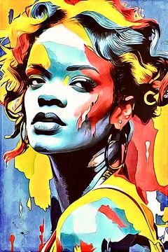 Rihanna van zam art