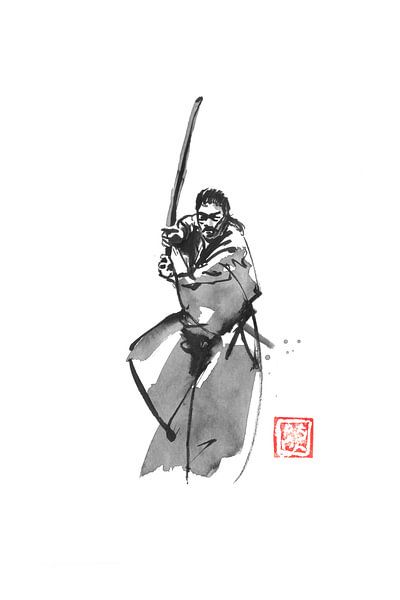samurai armed by Péchane Sumie