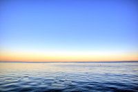 Zonsopgang in de zee