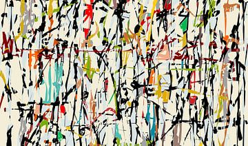 Pollock's knipoog 4 van Angel Estevez
