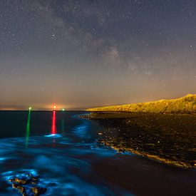 The Milky Way and Sea Spark by Marjolein van Roosmalen