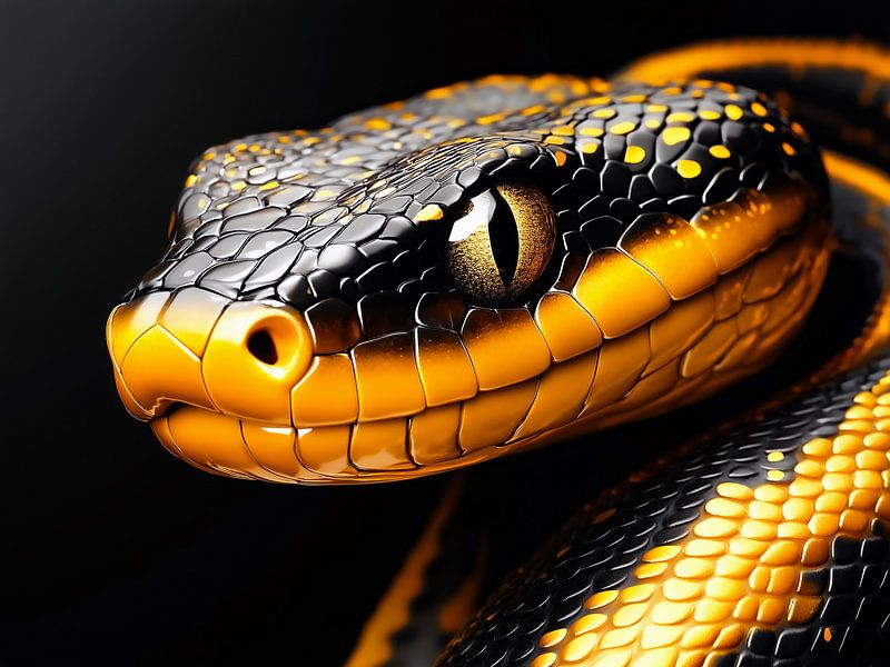 Serpent d'or par Max Steinwald