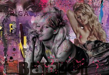 Brigitte Bardot van Rene Ladenius Digital Art