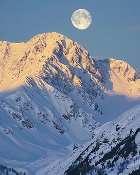 Zwitserse Alpen: Sterrenboog van fernlichtsicht