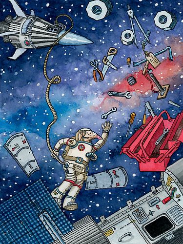 The dreamy astronaut