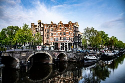 Sur les canaux d'Amsterdam