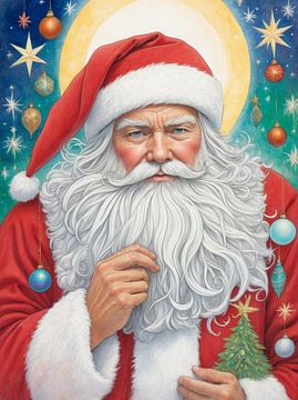 kerstman van hisam colours