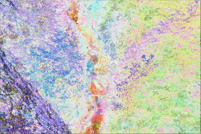 Bunte Farbfläche, abstrakt, Hintergrundbild, Textur, Deutschlan von Torsten Krüger