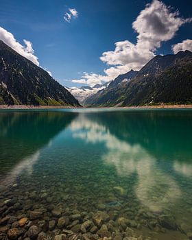 Der Schlegeisspeicher, Tirol, Österreich