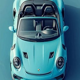 Sportwagen Blauw van bob rendy