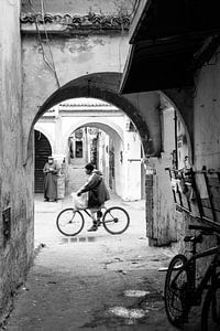 Traverser Essaouira à vélo sur Ellis Peeters