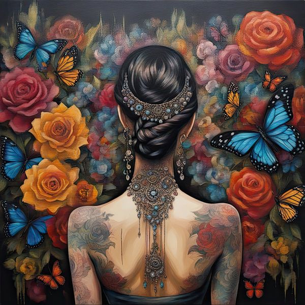 Painting Butterflies 71.30 by Eye catching paintings