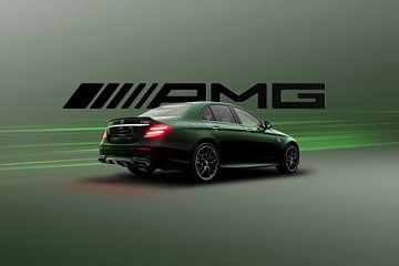 Mercedes E63.S AMG Groen van Maikel van Willegen Photography