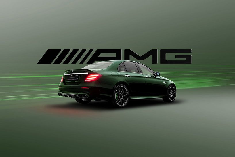 Mercedes E63.S AMG Green by Maikel van Willegen Photography