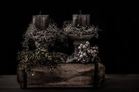 Kerzenständer in Steinform