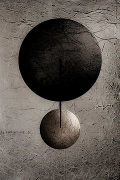 Modern Abstract. In Balance 2. Japandi. Contemporary. van Alie Ekkelenkamp