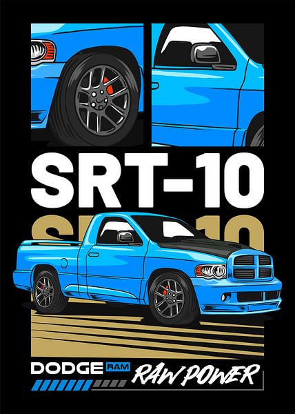 Dodge Ram SRT-10 Muscle Car by Adam Khabibi
