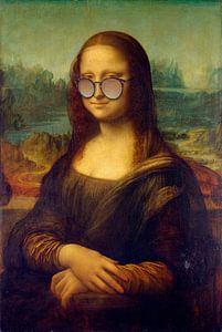 Mona Lisa mit Sonnenbrille