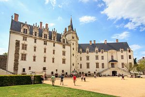 Binnenplaats van het kasteel van de hertogen van Bretagne sur Dennis van de Water