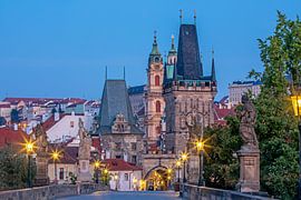 Prag - Karlsbrücke und Kleinseitner Brückenturm von t.ART
