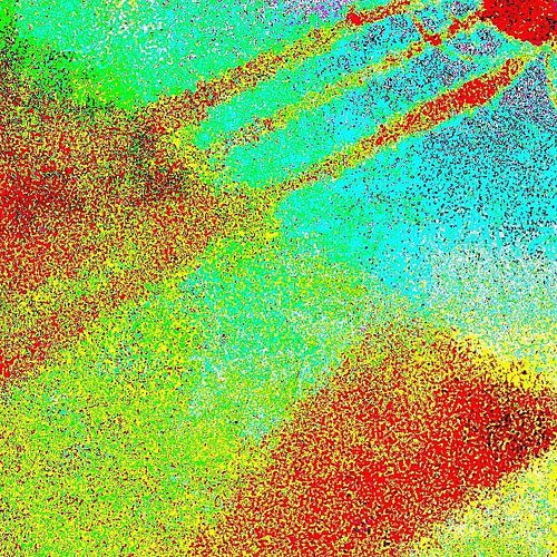 Kunst gemaakt in Photoshop ( vierkant 30x30 cm )