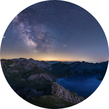 Melkweg boven de Lünersee
