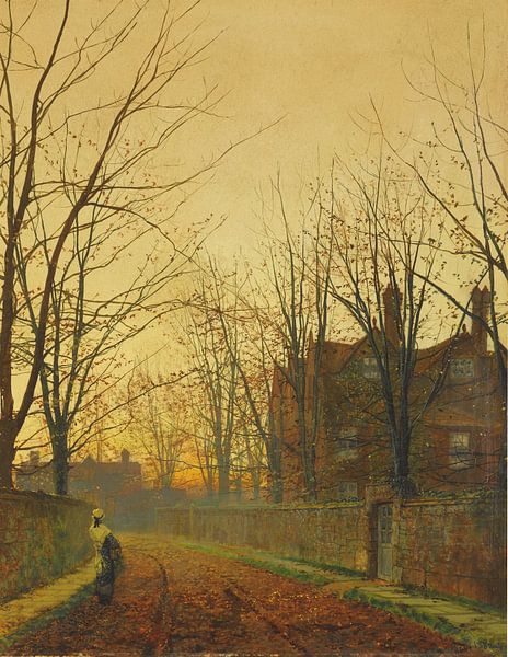 Late October, John Atkinson Grimshaw by Masterful Masters