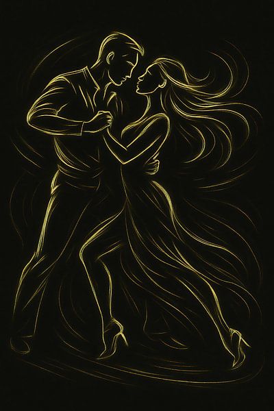 Golden enchanting choreography by INGO