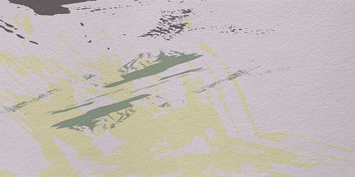 Abstracte minimalistische kunst in Wild Wonder Flexa kleuren VIII