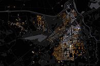 Kaart van Vught abstract van Maps Are Art thumbnail