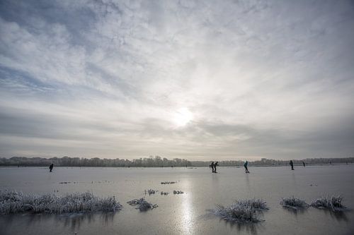 Schaatsers op de Ryptsjerksterpolder