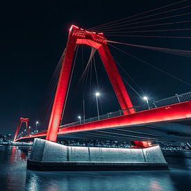 Willemsbrug in Rotterdam van Harmen Goedhart