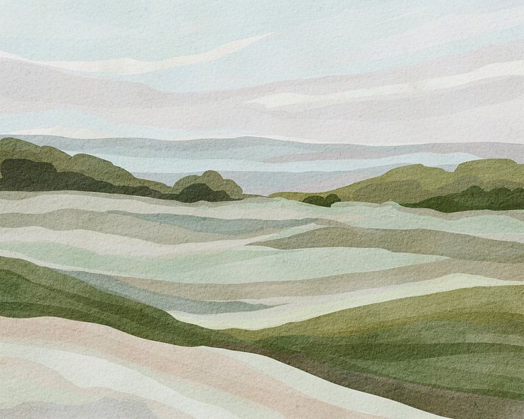 Green hill view by Nikita Jariwala