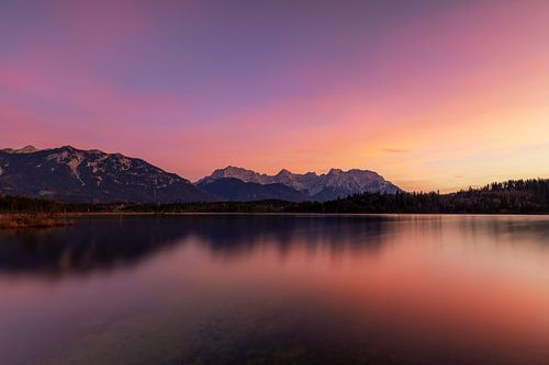 Sunset at Lake Barmsee