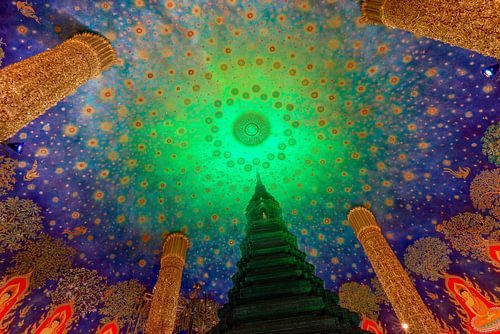 Un temple tel un univers en suspension sur Walter G. Allgöwer