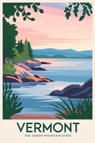 Vermont Vintage Reisposter