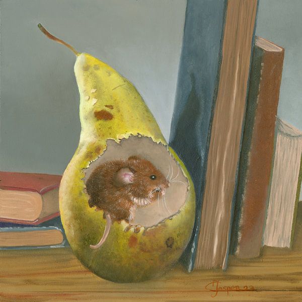 Book Mouse by Tonkinson Fine Art