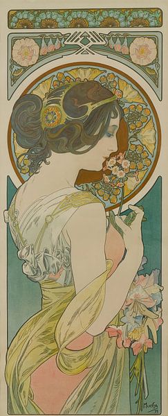 Primrose, Alphonse Mucha van Meesterlijcke Meesters