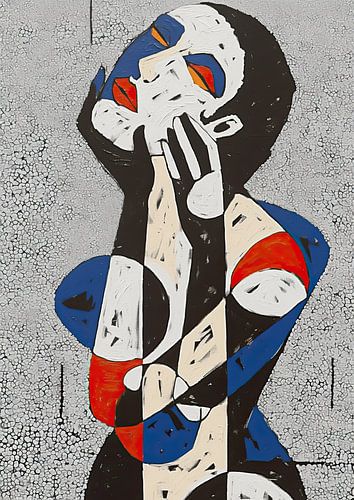 Abstract modern figure