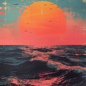 Wellen Meer Ozean Maritim Sonne von Niklas Maximilian