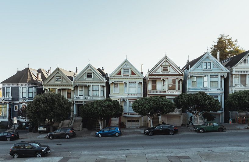 Les 6 maisons d'Alamo Square San Francisco | Photographie de voyage Tirage photo d'art | Californie, par Sanne Dost