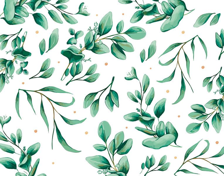 Japan Floral by Mad Dog Art