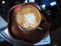 Schöne Tasse Cappuccino!