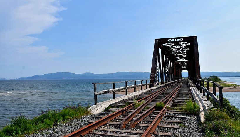 The old railway by Claude Laprise