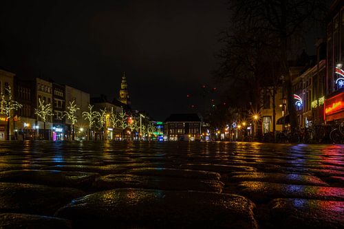 Groningen by nigt, Grote Markt (Grand Marché)