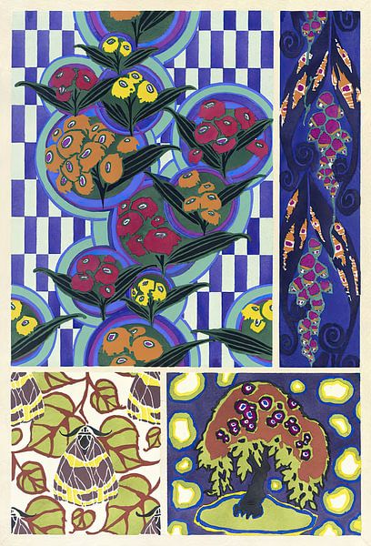 Émile-Allain Séguy - Floréal; neue Designs &amp; Farben von Peter Balan