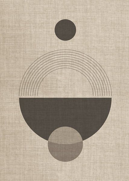 Linen collection - abstract round shape 2 par TW living