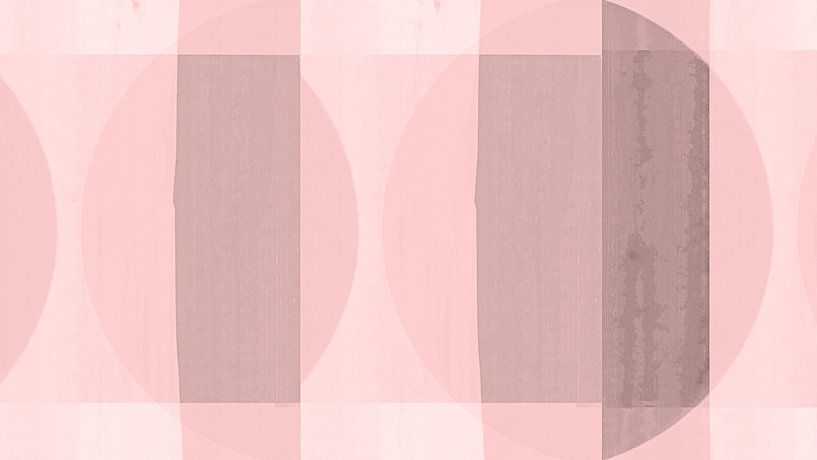 Abstract pastel shapes by FRESH Fine Art