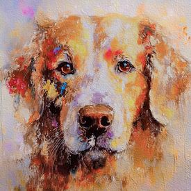 Golden Retriever von Marjolein Deelen
